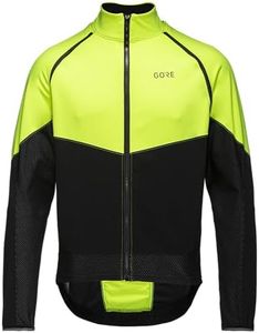 GORE WEAR Men's Standard Phantom Gore-tex Infinium Jacket, Neon Yellow/Black, L