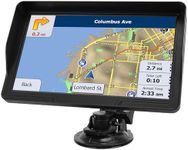 9'' GPS Navigator for Car Truck RV - Touchscreen Navigation System with Sun Visor, 2025 North America Maps Free Lifetime Updates, Voice Guidance, Speed Alert, GPS Navigation for All Vehicles
