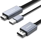 BENFEI HDMI to DisplayPort Cable, 6 Feet HDMI Source to DisplayPort Monitor Compatible with PC Graphics Card Laptop PS5 Xbox One(360) Supporting 4K@60Hz 2K@144Hz 1080P@165Hz(Not Bi-Directional)