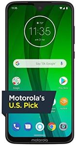 Moto G7 with Alexa Hands-Free – Unlocked – 64 GB – Ceramic Black (US Warranty) – Verizon, AT&T, T–Mobile, Sprint, Boost, Cricket, & Metro