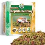 DUSPRO Reptile Substrate Moss Terrarium Bedding for Reptile, Leopard Gecko, Terrarium Moss for Amphibian Supplies (24 Quarts)