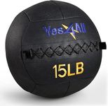 Yes4All Wall Ball, Wall Balls for Exercise, Weighted Ball, Medicine Ball and Full Body Dynamic Exercises, 6lbs - 30lbs