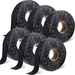 6 Rolls Asphalt Crack Tape Asphalt Crack Filler Asphalt Joint Repair Tape Driveway Crack Sealer for Parking Roof Asphalt Cement Road, 50 Feet Each Roll (1.18 Inch)