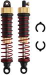 GDOOL 2 PCS Aluminum Alloy Shock Absorber Assembled Metal Oil Filled Shocks 9125 Upgrade Parts 25-ZJ03 LG-ZJ03 920-ZJ03 for 1:10 9125 9155 9156 RC Cars S920 S921 RC Trucks