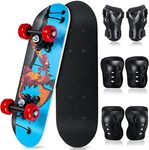 Honoson 7 Pcs Skateboard for Toddle