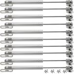 MAHIONG 10 PCS 100N 22.5LB Gas Struts, 10 Inch Hydraulic Gas Spring Lift Pneumatic Support, Hinge Door Soft Close Gas Shocks Struts for Cabniet, Storage Box