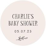 Personalised baby shower stickers |