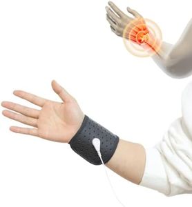 12.4"x3.5" Grounding Mat, Grounding Wristband with 15" White Grounding Wire, Grounding Bracelet for Wrist, Revitalize Sleep and Alleviate Pain with Grounding Therapy Band (Black)
