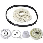 BlueStars W10721967 & W10006384 & W10528947 Pulley Clutch Kit with Drive Belt & Basket Hub Replacement – Exact Fit For Whirlpool Washer - Replaces PS10057144 W10326374 AP6014712 AP5665171 W10396887