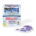 NeilMed Sinus Rinse Refill Packets, 100 Count (Packaging May Vary)