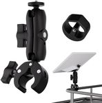 EAZUSE Starlink Mini Mount 2025 New Upgraded, Starlink Mini Clamp Mount for Car RV Rack Compatible with 2025 New Version Pipe Adapter and 2024 Pipe Adapter