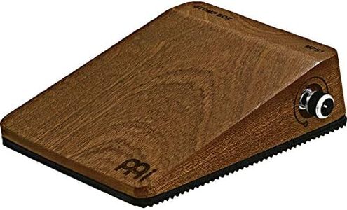 Analog Stomp Box for Multi-instrumentalists with Passive Piezo Pickup — Create Rhythmic Patterns — Features Mahogany Body and Quarter-inch Input/Output Jacks