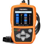 OBD II Auto Code Scanner Automotive Diagnostic Scan Tool Check Car Engine Light Fault Codes Readers OBDII OBD2 Diagnostics Scanners Foxwell NT201 Orange