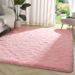 Macgace Pink Rugs for Bedroom Girls