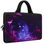 ICOLOR 11 11.6 12 12.1 12.5 inch Laptop Carrying Bag Chromebook Case Notebook Ultrabook Bag Tablet Cover Neoprene Laptop Sleeve case chromebook Sleeve with Handle Kids Boys Girls Blue Galaxy