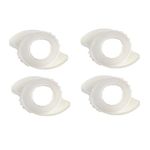 4Pcs(3"W x 2" D) Silicone Door Knob Grips - Anti-Static Door Knob Cover - Great Grips with Glow Inserts Sleep Aids-Silicone Doorknob Bumper Grips, Open Doors Easily