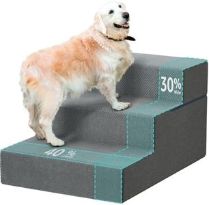YENING Large Dog Stairs Extra Wide High Beds