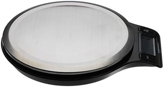 Amazon Basics Digital Kitchen Scale – LCD Display, Stainless Steel