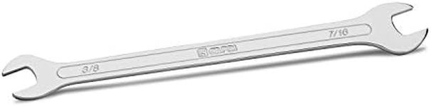 Capri Tools 11850-38716 Super Thin Open End Wrench, SAE, 3/8" x 7/16"