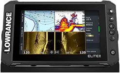 GPS City Lowrance Elite FS 9 Fish Finder with Active Imaging 3-in-1 Transducer, Preloaded C-MAP Contour+ Charts & Protective Cover Bundle