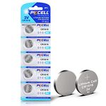 CR1616 Batteries 3V Lithium Battery 1616 Button Cell Batteries CR1616 3V Battery Coin Battery for Watch 5Pcs