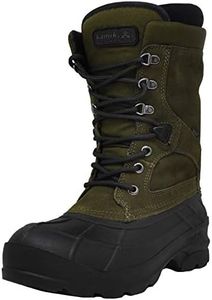 Kamik Men's Nation Plus Snow Boot, Olive, 9.5 Wide US