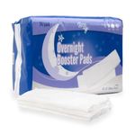 Adult Overnight Booster Pads, Scented, X-Large with Adhesive Strip, 2500 ml Capacity