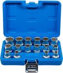 BGS 2226 | Socket Set, 12-point | 12.5 mm (1/2") Drive | 8 - 24 mm | 16 pcs.