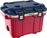 Pelican 30 Quart Elite Cooler (Red/Blue/White)