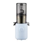 Hurom H310A Juicer for Fruits/Vegetables, Electric, Cold Press, Ice Cream Maker - Quiet Motor - Quick and Easy Cleaning - High Juice Yield, BPA-Free (Sky Blue)
