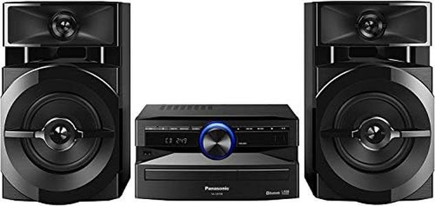 Panasonic SC-UX100E-K Black 300W Mini Hi-Fi System with Bluetooth, USB, CD Player, FM Radio, Manual EQ