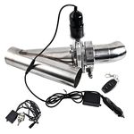 EVIL ENERGY 2.5" Electric Exhaust Cutout Dual Flaps Valve Kit with Remote Controller