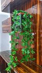 BS AMOR Artificial Creeper Money Plant Leaf Garland | Wall Hanging | Speacial Ocassion Decoration | Home Decor Party | Office Festival Theme Decorative Length 6 Feet Pack Strings (6)