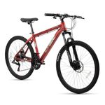 CYBIC 26 inch Mountain Bike for Man, Aluminum Frame, Suspension Fork, Disc Brake, 26 inch Bicycle, Multiple Colors for Adults (26IN, Red)
