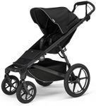 Thule Urban Glide 4-Wheel Single Child All-Terrain Stroller, Full-Suspension System, Air-Filled Tires, Upright seat with Adjustable Recline and Built-in Leg Rest, Baby Stroller