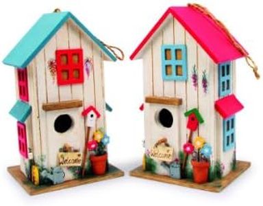 Maison pour oiseaux «Villa des couleurs»,