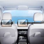 DICMKY Extension Arm Tablet Holder for Car Headrest Adjustable iPad Holder for Car Backseat Rear Facing for Kids Baby, Car Mount Fit 4.7"-13" Cell Phone iPad Mini Air Pro 12.9 Switch Fire Tablet