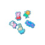 Crocs Unisex's Peppa Pig Shoe Charms, Multi Colour, One Size