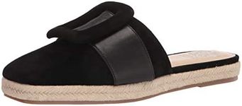 Vince Camuto Women's Jinannie Espadrille Mule, Black, 6