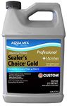 CSTM BLDG - Aqua Mix - Sealers Choice Gold - 1 Gallon (3.78L) #1 no-sheen, water-based coating sealer | for all natural stone surfaces, unglazed tile, porcelain, clay pavers, concrete, brick, masonry, and grout