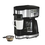 Hamilton Beach Single Serve Coffee Brewer and Full Pot Coffee Maker, 2-Way (49980A)