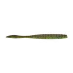 PowerBait MaxScent Flat Worm Green Pumpkin/3.6in | 9cm