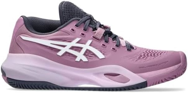 ASICS Women's Gel-Resolution X Clay Tennis Shoes, 7.5, UBE/White