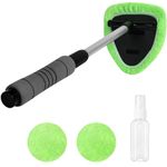 Windshield Cleaner Tool- XINDELL 19in Car Window Cleaning Supplies Wash Kit Essentials Interior Windshield Washer Brush for Auto Glass Truck Vehicle Accessories