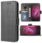 Phone Case for Moto Z2 Force Folio Flip Wallet Case,PU Leather Credit Card Holder Slots Full Body Protection Kickstand Hard Hybrid Protective Phone Cover for Motorola MotoZ2Force MotoZ2 Z 2 2Z Black