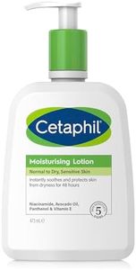 Cetaphil Face & Body Moisturiser, 473ml, Moisturising Lotion For Normal To Dry, Sensitive Skin, With Niacinamide & Vitamin E