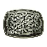 Belt Buckle, Rectangle Celtic Knot Kilt Belt Buckle Western Keltic Buckles for Men Women, American Keltic Irish Scottish Celtic Knot Belt Buckle For Men, Fashion Western Belt Buckle for Men and Women.