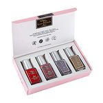 Karma Organic beautiful Nail polish surprise gift Pack Halal Nail Polish Set- Truly Breathable Cruelty Free and Vegan - Oxygen Permeable Wudu Friendly Nail Enamel (Coral Classics)