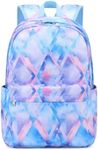 mezhsa Boy School Backpack Elementary Middle Lightning Bookbag Laptop Teenager Waterproof Lightweight 17 Inches, 4blue, 17x12x5.5 Inches, Travel Backpacks