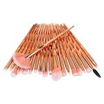 GreenLife® Makeup Brushes set 20pcs Unicorn eye Makeup Brush kit Premium Synthetic Face Eyes Eyeliner Foundation Brush Blending Eyeshadow Blush Concealer Cosmetic Powder Cream Brushes - Rose Gold